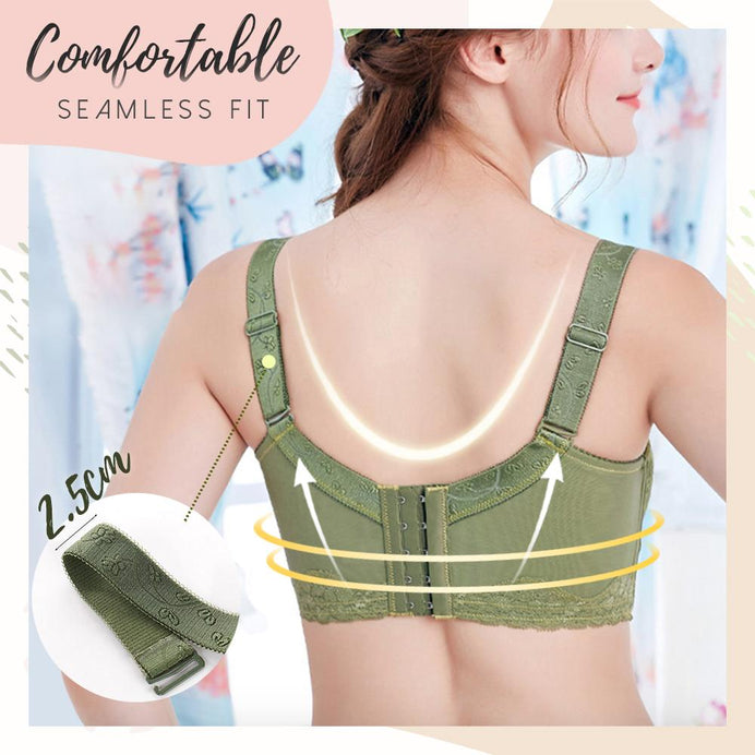 Wireless Full Coverage Smooth Bulges Support Bra