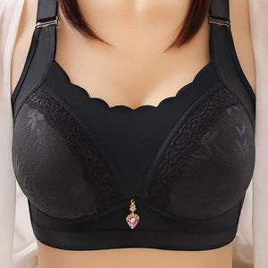 Comfort Sleeping Thin Gather Bra without Steel Ring