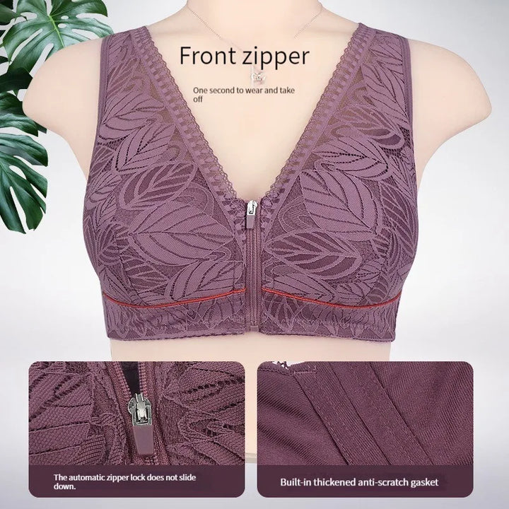 【HealthLift Lymphvity】Front Zipper Perkier Breast Shape Bra