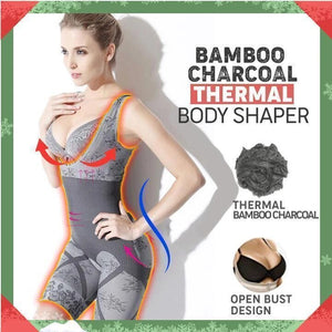 Natural Bamboo Charcoal Thermal Hot Body Shaper