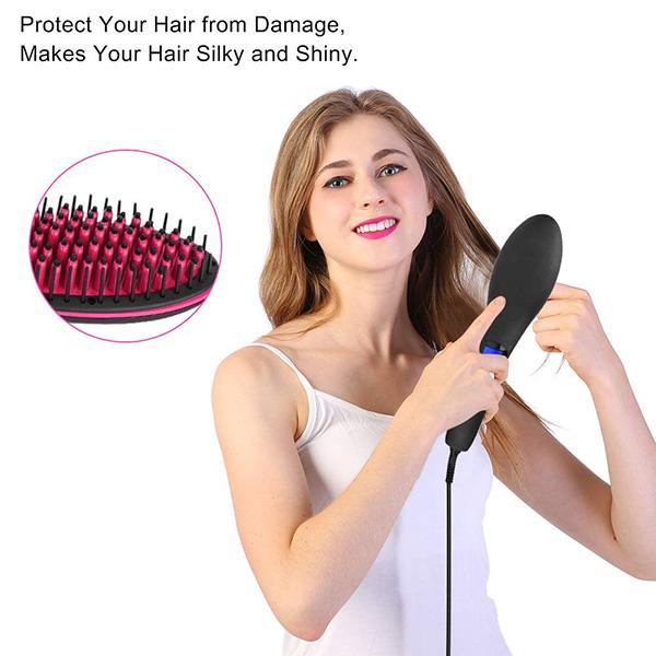 Multipurpose Electric Hair Straightener Brush