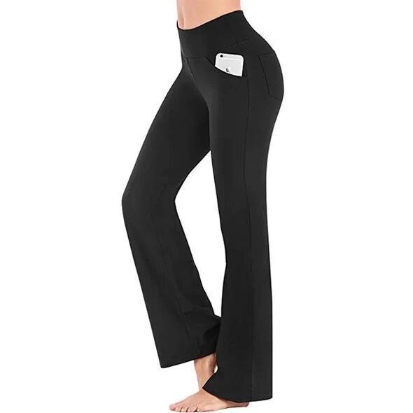 Eco-friendly Bamboo Casual Stretchy Bootcut Yoga Pants