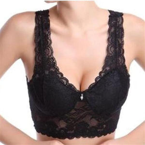 Extra Breathable Floral Wirefree Romance Lace Bra