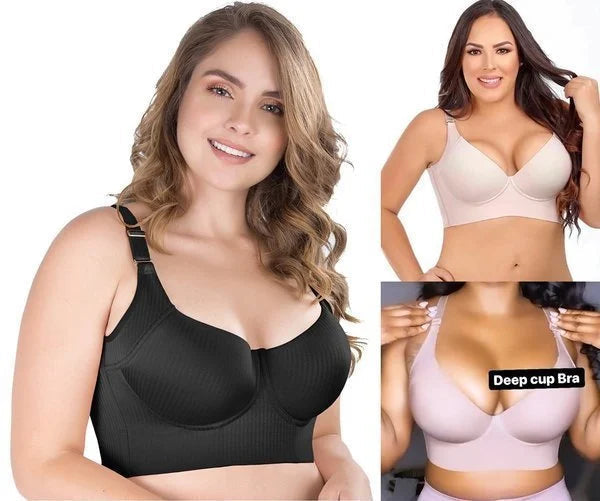 Fashion Deep Cup Shapewear Incorporated Bra