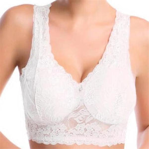 Extra Breathable Floral Wirefree Romance Lace Bra