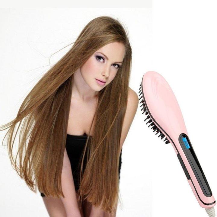 Hair Straightener Brush/Comb - Straighten Your Hair Simply and Quickly