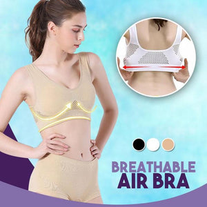 Womens Breathable Cool Air Bra Invisible Wireless Air Bra Womens
