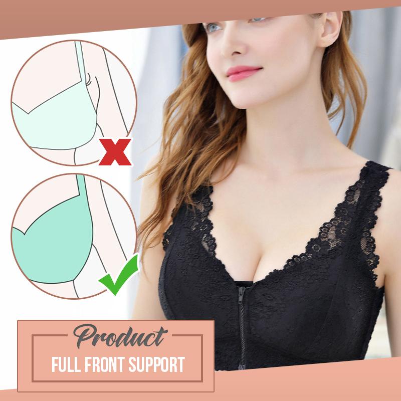 Stylish Front Zipper & Perfect Breast Support Full Function Bra