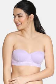 Padded Wired 3/4th Coverage Strapless Bra