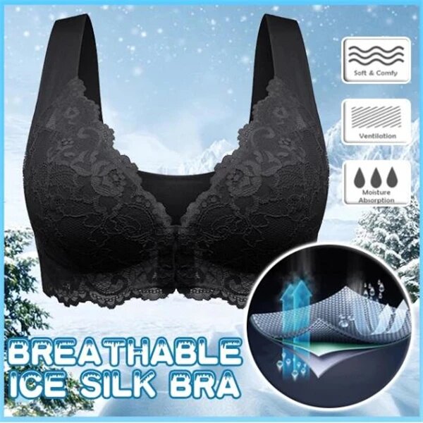 BEST CHOICE Extra-Elastic Breathable Ice Silk Bra