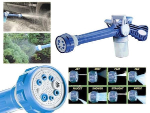 HYDROJET EZ JET WATER CANNON - 8 IN 1 TURBO WATER SPRAY GUN FOR GARDENING, CAR WASH & HOME CLEANING