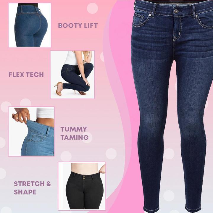TruFit All Stretchy Mid-Rise Jeans
