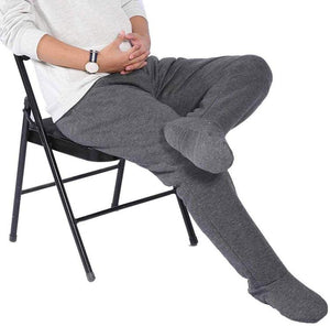 Thermal Pants with Built-In Socks