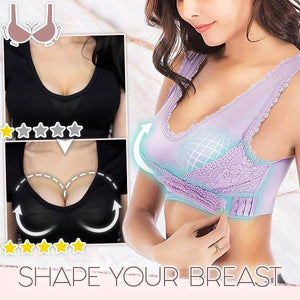 Instant Push-Up & Anti-Sagging Front Closure 3D Support Bra