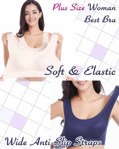 Plus Size Breathable Cool Max Bra