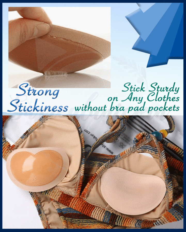 Stickable Waterproof Ultra Push Up Bra Pads