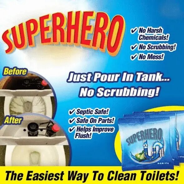Superhero Toilet Cleaner (3 Packs)